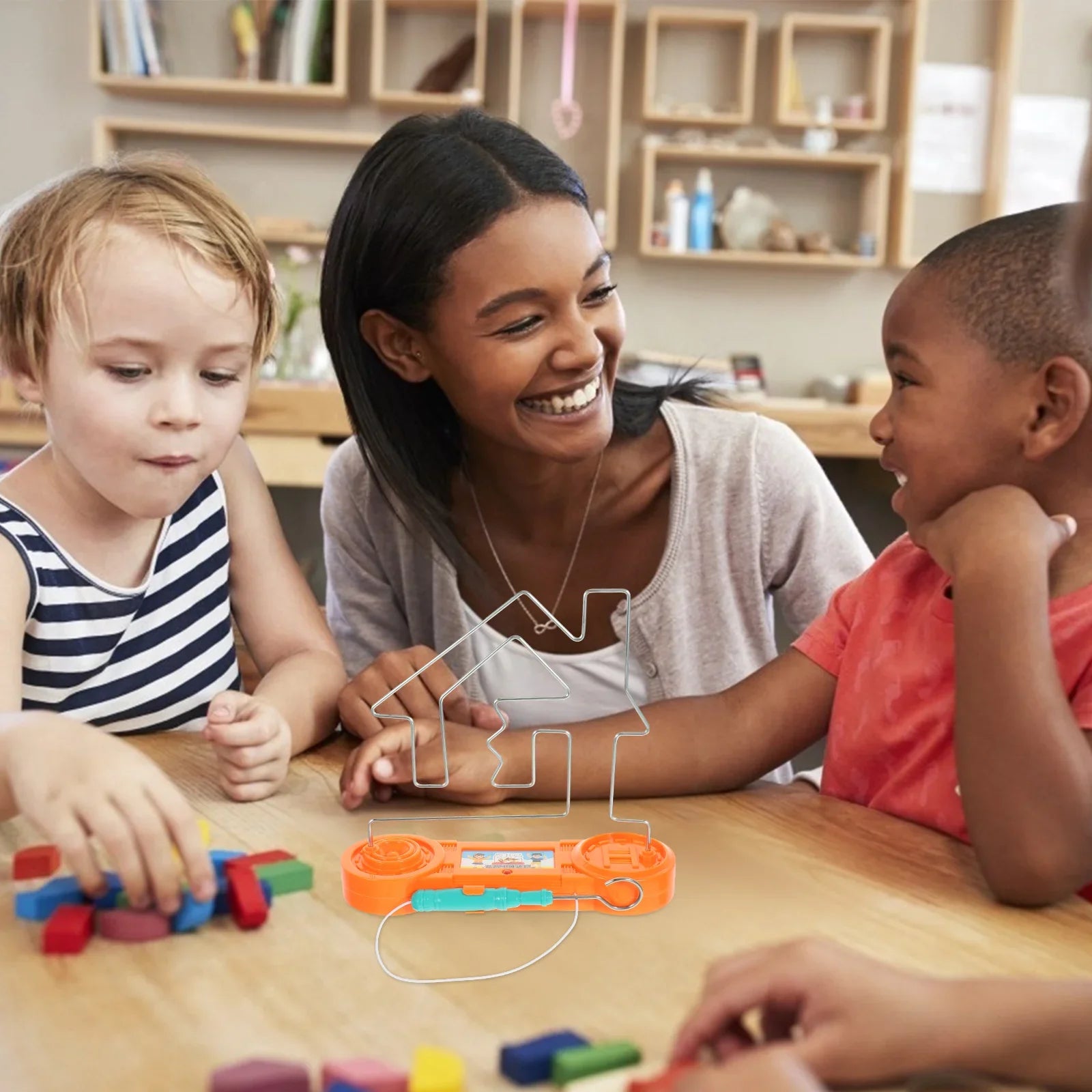 ⚡ Labirinto Elétrico Kids – Desafio Anti-Toque!