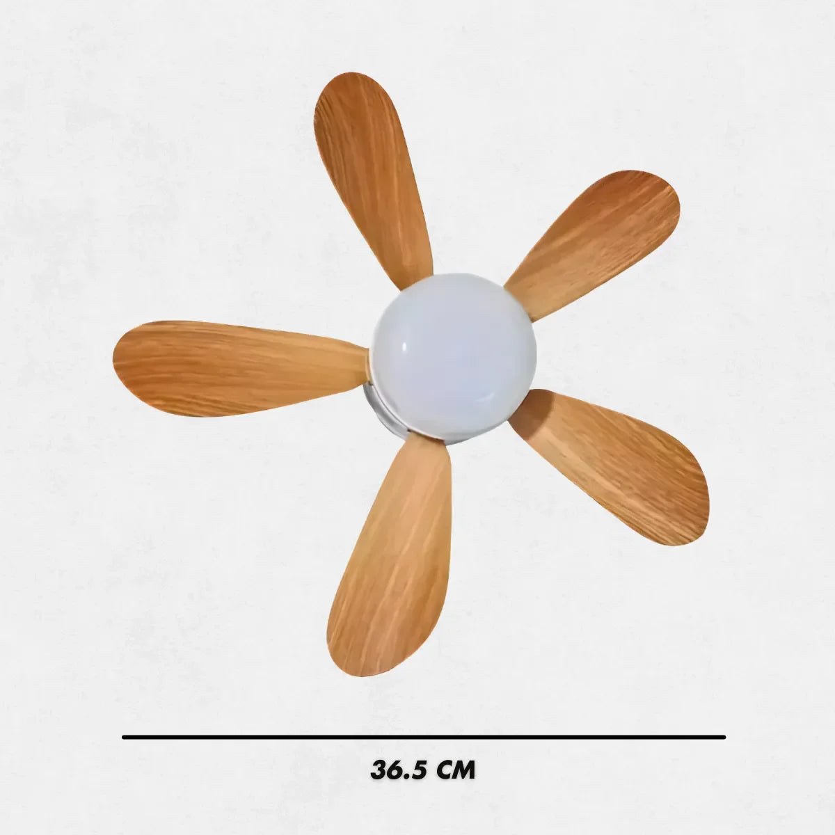 Mini Ventilador de Teto com LED