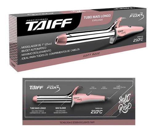 Baby Liss Modelador De Cachos Taiff  Fox 3 Rose Bivolt 25mm